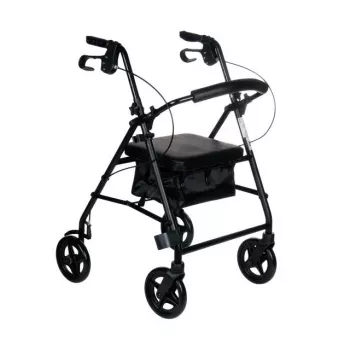 REHA FUND deambulatore a quattro ruote per riabilitazione RF-610 nero