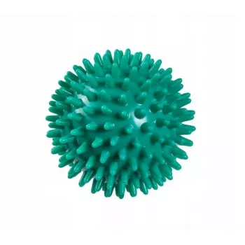 REHA FUND PILO-3008 Palla massaggiante riabilitativa con rilievi, 8 cm, rossa