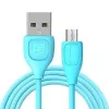 REMAX Lesu Cable Micro RC-050m Blu - Cavo di ricarica e dati USB 2.0, 0,5 m