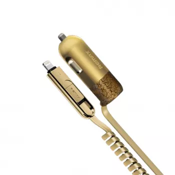 REMAX caricabatterie universale da auto Finchy RCC103 oro