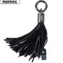 Cavo universale con anello a nappe REMAX per Micro USB - nero