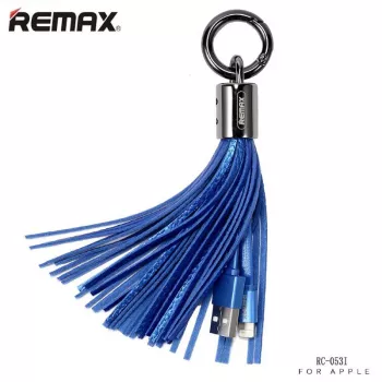 REMAX Universal Cavo dati con anello a nappe per Lightning blu