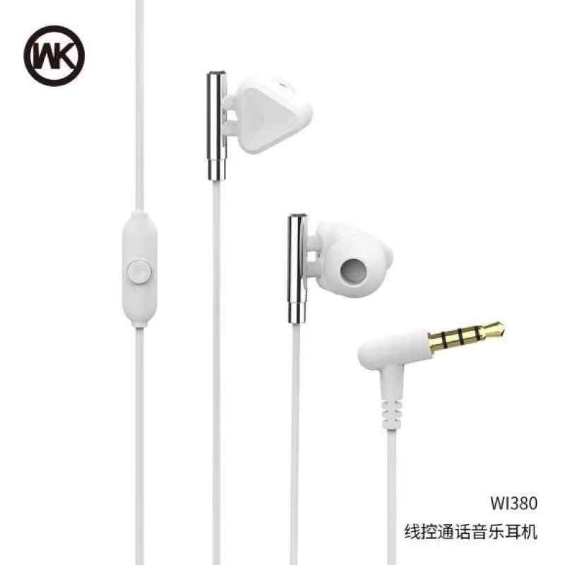 REMAX Universale WI380 Grigio Auricolari in-ear con filo e microfono