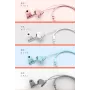 Auricolari in-ear con filo REMAX Universal WI380 bianchi con microfono