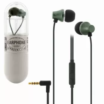 REMAX Universal WI80 auricolare in-ear con filo verde con microfono