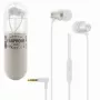 REMAX universale WI80 cuffie in-ear con filo e microfono, bianco