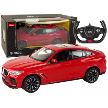 Auto radiocomandata RC BMW X6 Rastar Pilot rossa 1:14