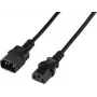 Renkforce Deluxe prolunga di alimentazione C13 a C14 2 m nero RF-7176936