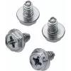 Renkforce RF-4618686 viti per alimentatore M3.5 x 6 mm, testa piatta Phillips, nere, confezione da 5
