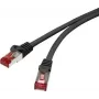 Renkforce RF-4737380 cavo patch Cat6 S/FTP, 1 m, RJ-45 dorati, grigio