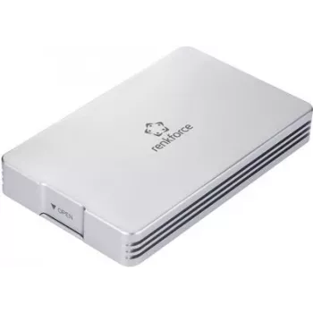 Renkforce RF-5587612 Case per SSD NVMe M.2 USB4, senza attrezzi, alluminio, nero