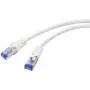 Renkforce RF-5771524 Cavo di rete Cat6a S/FTP, 2 m, Bianco