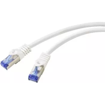 Renkforce RF-6830454 cavo patch CAT 6a S/FTP, RJ45, 2 m, bianco