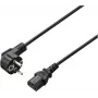 Renkforce RF-7176932 Cavo di alimentazione 3 m CEE 7/7 a IEC C13, 10A 250V, nero