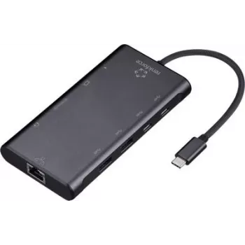 Renkforce RF-USBHA-500 Hub USB 3.2 Gen 2 a 10 porte con ingresso USB-C aggiuntivo (RF-6700434)