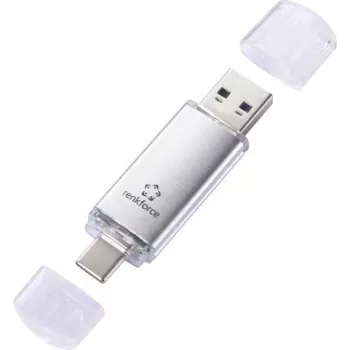 Renkforce RF-USBOS-230 64 GB USB 3.2 Gen 1 chiavetta dual USB-A/USB-C argento RF-6688140