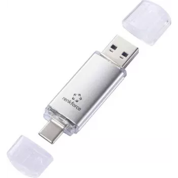 Renkforce RF-USBOS-240 chiavetta USB 128 GB argento USB-A & USB-C RF-7577906