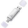 Renkforce RF-USBOS-240 chiavetta USB 128 GB argento USB-A & USB-C RF-7577906