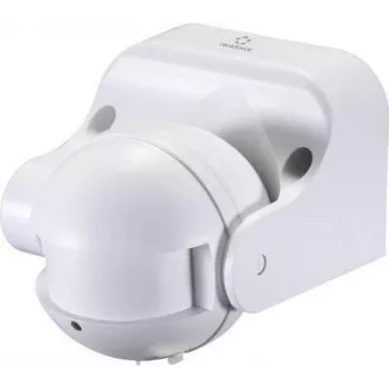 Renkforce Rilevatore di movimento HF da parete 1362991 180° relè bianco IP44