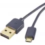 Cavo reversibile Renkforce USB 2.0 A su Micro-B 1 m nero