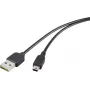 Renkforce cavo USB 2.0 A a Mini-B reversibile 1,8 m nero