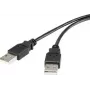 Renkforce cavo USB 2.0 A-A 1,8 m nero placcato oro RF-4463037