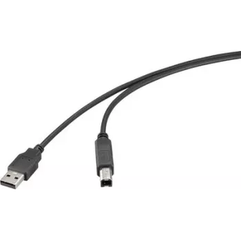Renkforce cavo USB 2.0 connettore maschio USB-A su connettore maschio USB-B 2 m nero RF-6830428