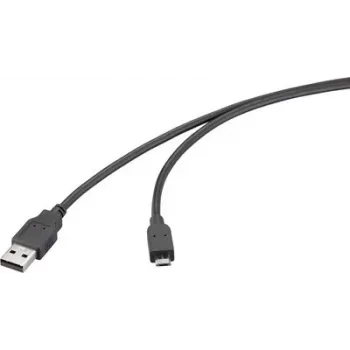 Renkforce cavo USB 2.0 USB-A a Micro-B 5m nero RF-6830436