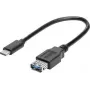 renkforce cavo adattatore USB-C a USB 3.0 A con OTG, 0,15 m, nero, contatti dorati