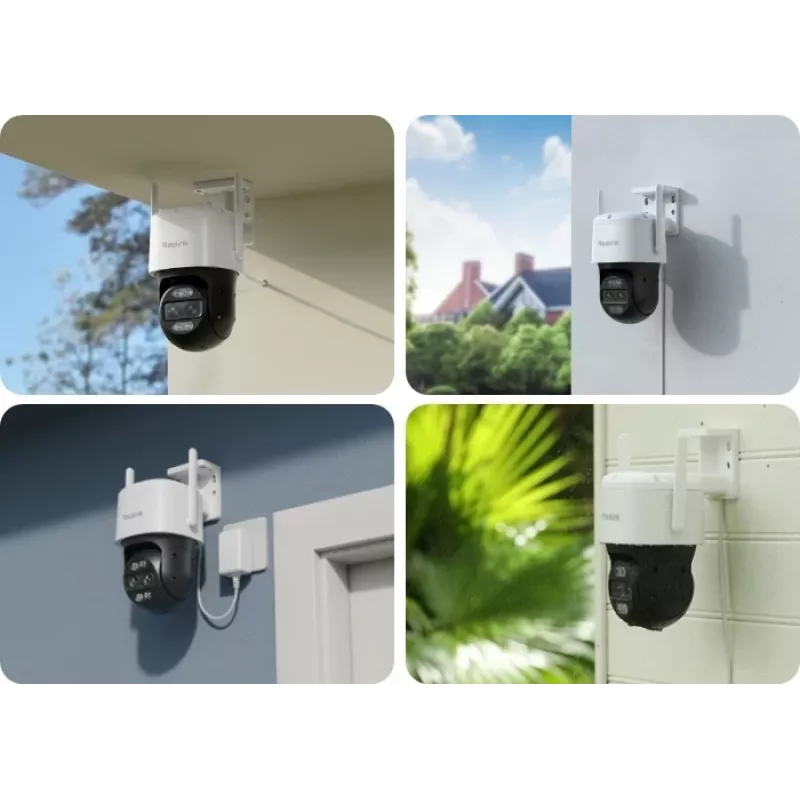 Reolink TrackMix Series W760 telecamera di sicurezza 4K PTZ Wi-Fi 6 Dual-Lens