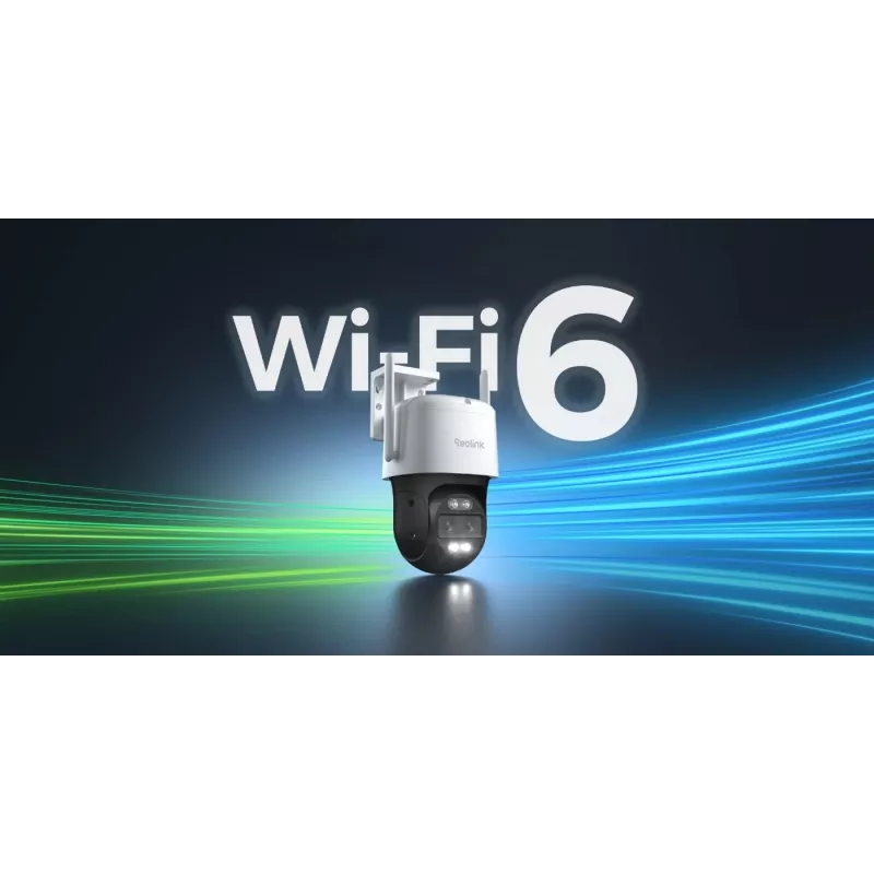 Reolink TrackMix Series W760 telecamera di sicurezza 4K PTZ Wi-Fi 6 Dual-Lens