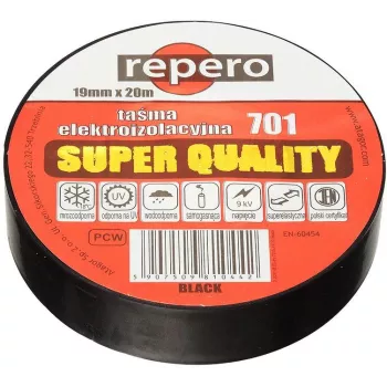 REPERO 701 nastro isolante in PVC grigio 19 mm x 20 m
