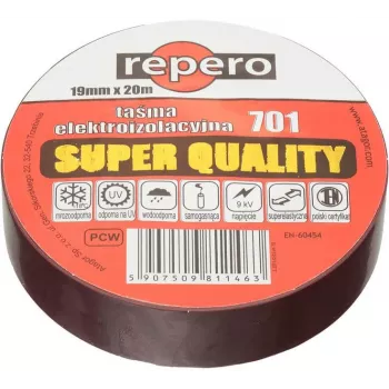 REPERO 701 nastro isolante in PVC marrone 19mm x 20m