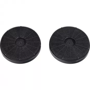 RESPEKTA Filtro a carbone attivo MIZ8000 argento/nero 2 pezzi rotondo