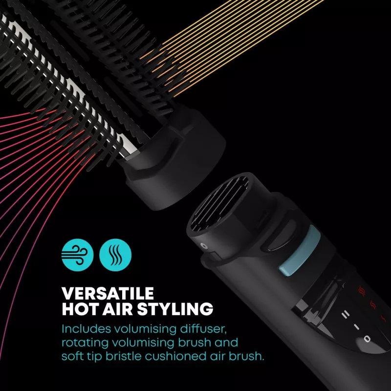 Revamp DR-1250X-EU Progloss Ionic Airstyle styler ad aria 6-in-1