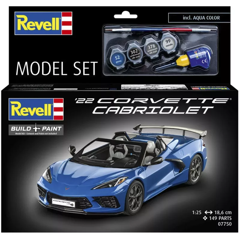 Revell Model Set Corvette C8 Cabriolet scala 1:25