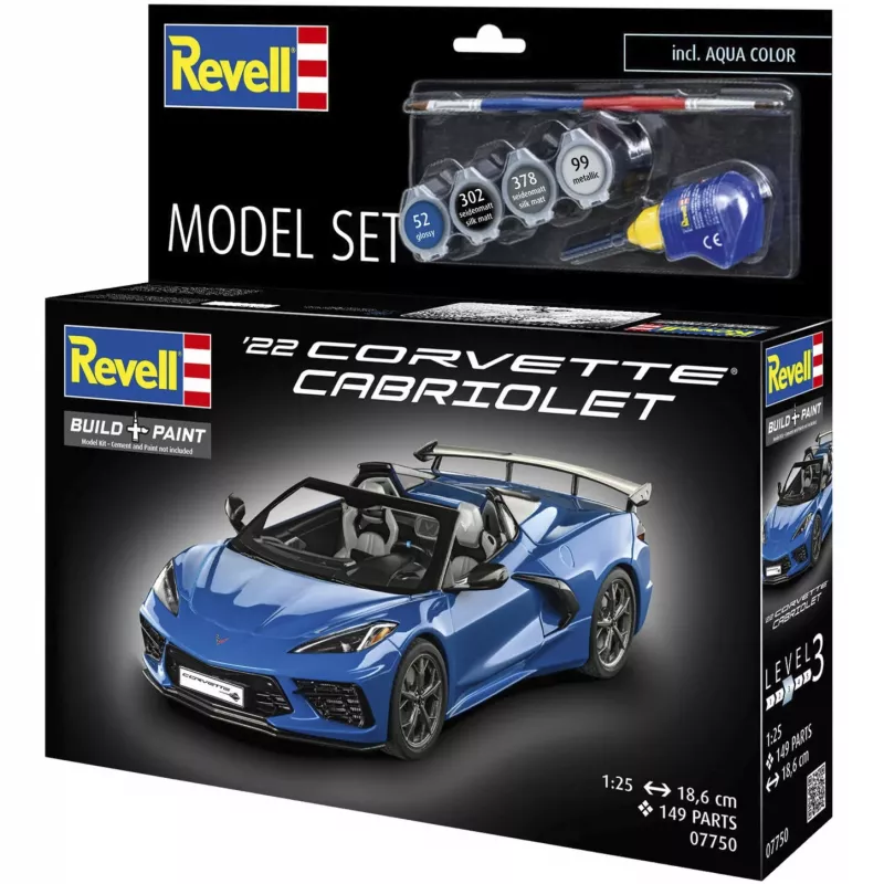 Revell Model Set Corvette C8 Cabriolet scala 1:25