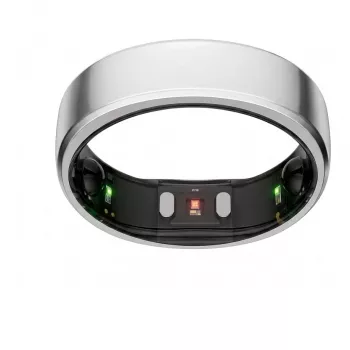 RingConn Smart Ring Gen2 Future Silver taglia 8 – wearable per il monitoraggio di sonno, fitness e frequenza cardiaca