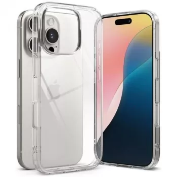 Ringke Fusion Clear Case per iPhone 16 Pro Max – Custodia protettiva ibrida trasparente