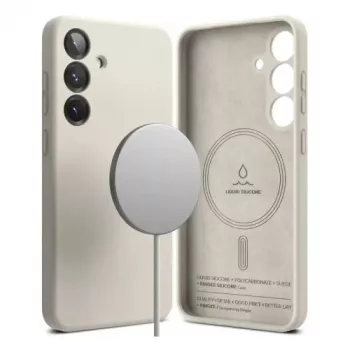 Ringke Custodia Galaxy S25 silicone magnetico Stone