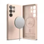 Custodia Ringke Galaxy S25 Ultra in silicone magnetico Pink Sand