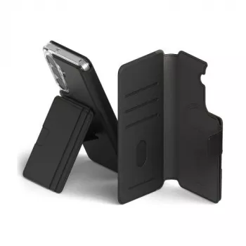 Ringke Custodia Galaxy S26 Folio Stand Wallet magnetico nero