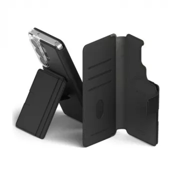 Custodia Ringke per Galaxy S26 Plus Folio Stand Wallet magnetica nera