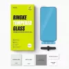 Ringke iPhone 15/16 Pellicola protettiva per display Privacy vetro temperato 9H con dima per l'installazione trasparente