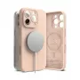 Custodia in silicone magnetica Ringke per iPhone 16 Pro Max Pink Sand