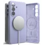 Ringke Silicone Magnetic MagSafe Custodia per Samsung Galaxy S26 Plus, Lavender