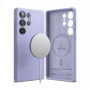 Ringke custodia in silicone Magnetic MagSafe per Samsung Galaxy S25 Ultra lavanda