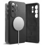 Custodia in silicone magnetico MagSafe Ringke per Samsung Galaxy S26 Ultra nero