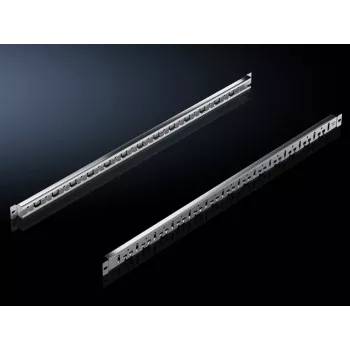 Rittal 5302.020 guida di supporto ripiano VX IT, 600 mm, acciaio zincato, coppia