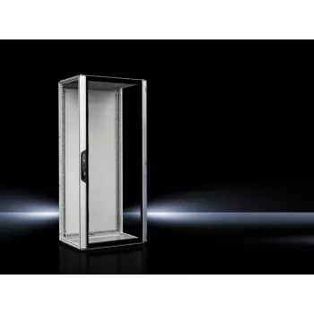 Rittal 5327.190 armadio rack per server 42U a sé stante IP55, 800x1000x2000 mm, nero/grigio, porta in vetro di sicurezza